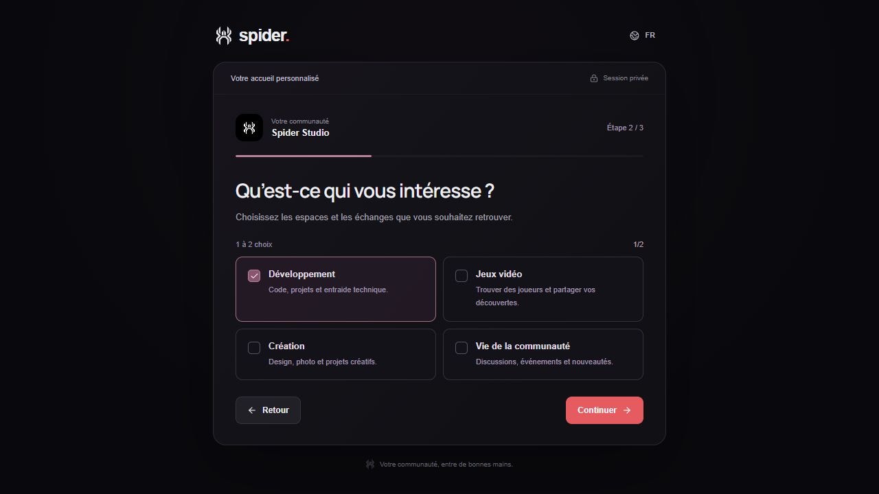 Interactive onboarding flow